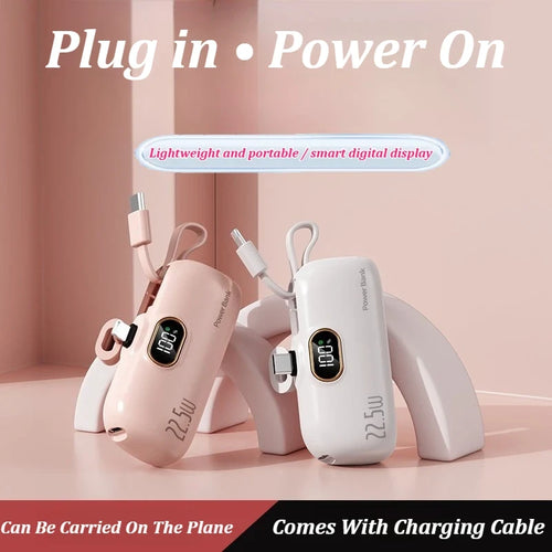 Capsule Mini Portable Power Bank